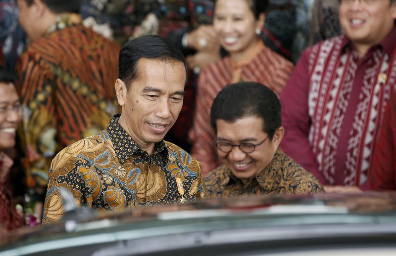 Indonesian President Joko Widodo has come under pressure to reshuffle his team of ministers amid economic slowdown. – Reuters pic