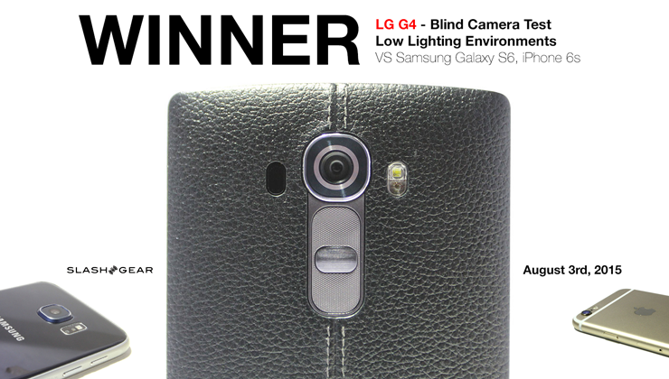 LG G4 Wins Blind Camera Test vs iPhone 6 and Galaxy S6 in low light