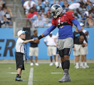 Carolina Panthers Fans Celebrate Upcoming Season at Fan Fest