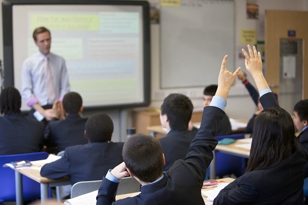 Children in a classroom