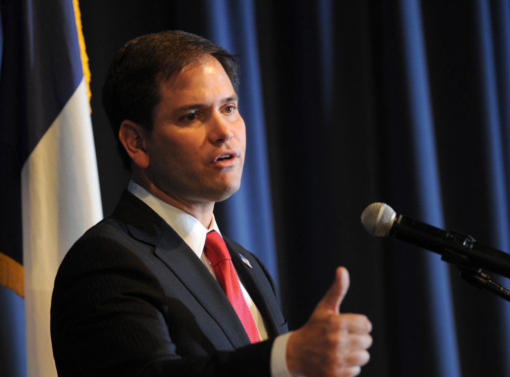 In speech, Rubio slams Obama's outreach to Iran and Cuba