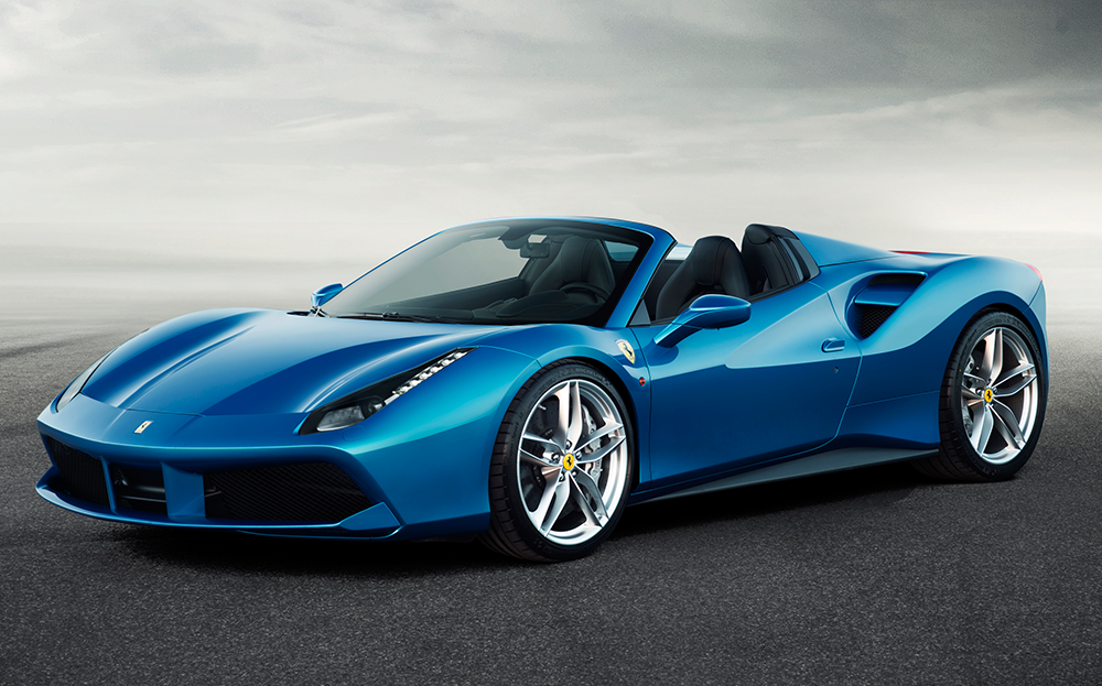 Ferrari 488 Spider details and