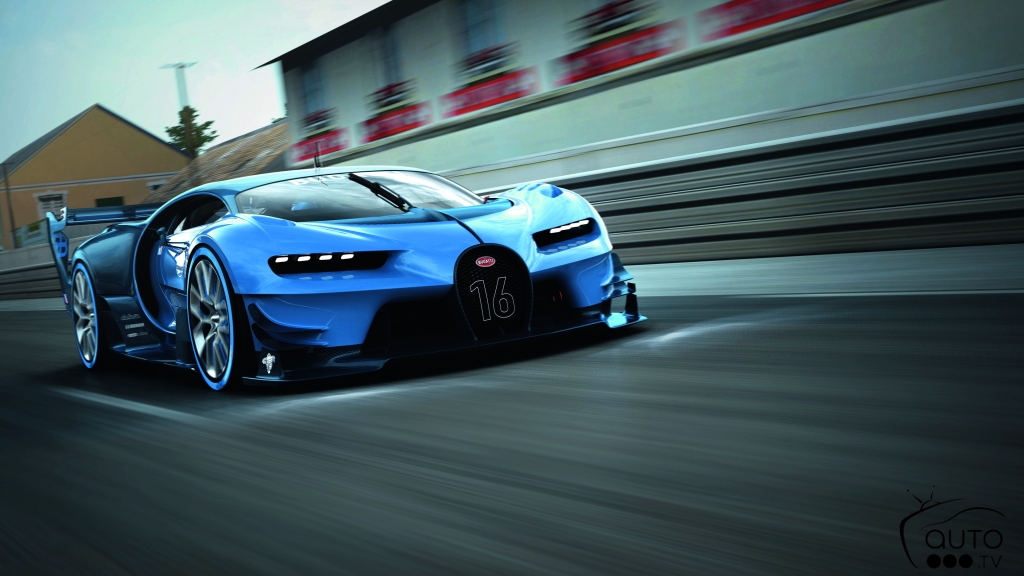 'Bugatti Shows Off Virtual Reality Car Vision Gran Turismo