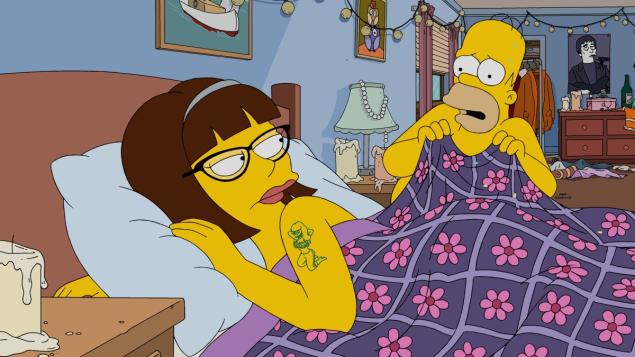 Lena Dunham has a guest role on the season premiere of “The Simpsons” as a character with romantic intentions towards Homer