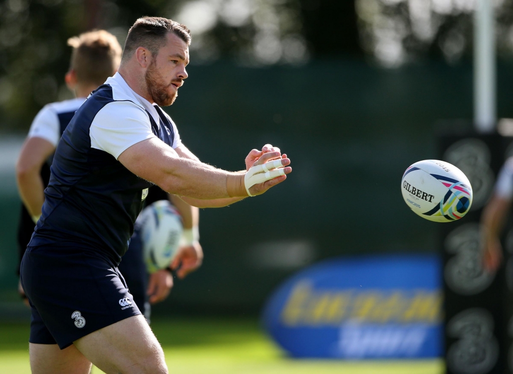 Cian Healy has recovered from neck surgery and is available for Saturday's World Cup opener