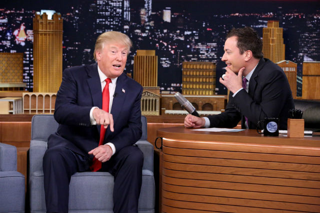 Donald Trump and Jimmy Fallon