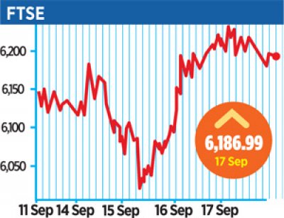 FTSE 100 slides down after US holds interest rates