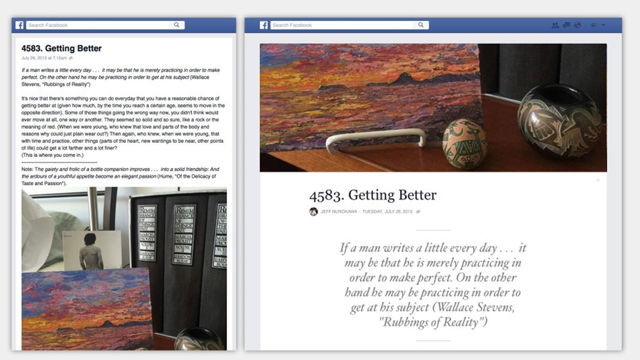 Facebook Notes turned into blogging platform