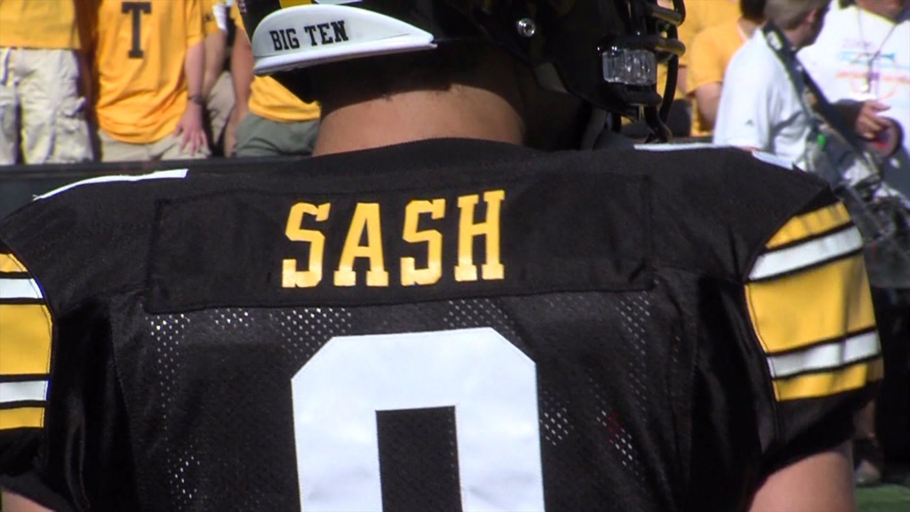 Tyler Sash Hawkeyes jersey