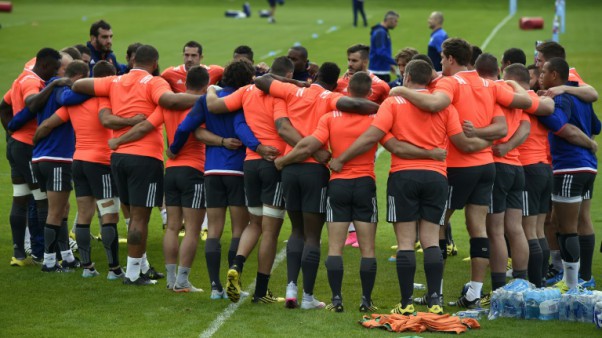 AFP  File  Franck FifeFrance's players undertake a training session at the Trinity School in Croydon south of London