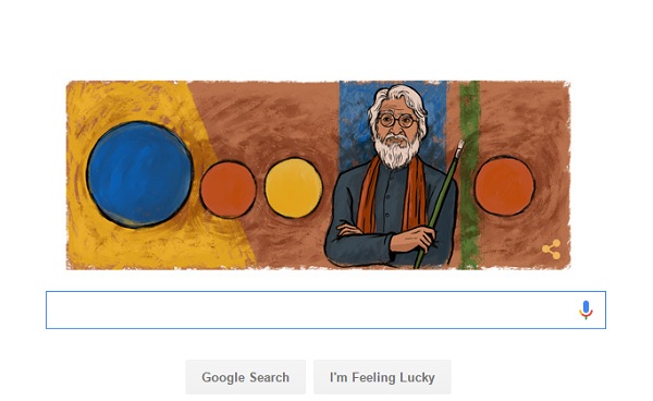 Today’s Google doodle is a touching tribute to M.F. Husain