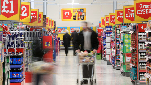 Inside A Morrisons Supermarket