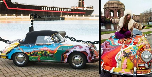 Janis Joplin had a Porsche not a Mercedes Benz like she asked the'Lord for in her song but either way this is the car she drove up until her death. This car is expected to fetch about $400,000 at auction in December