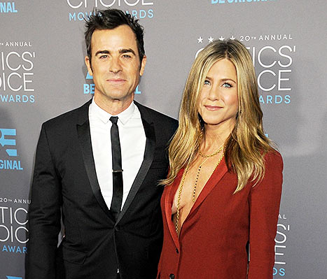 Justin Theroux and Jen Aniston