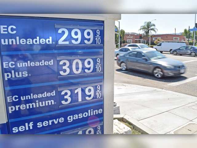 Gas prices under a gallon for regular unleaded were available at the Arco station on Newhall Avenue near Arch Street in Newhall on Wednesday. Signal