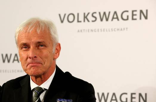 Newly appointed Volkswagen CEO Matthias Mueller