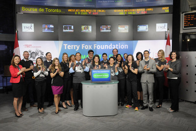 Steven Smyth Development Officer The Terry Fox Foundation joined Suzanne Peters Director Business Communications & Strategic Programs TMX Group to open the market to raise awareness for the 35th annual Terry Fox Run. In 1980 cancer survivor Terry Fox