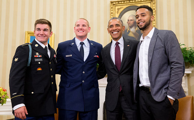 Hometown heroes head to the White House to meet President Obama