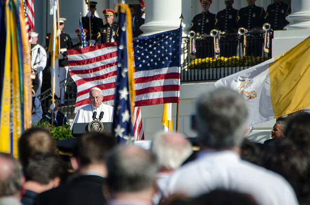 Pope reshapes Catholic politics in speech to Congress