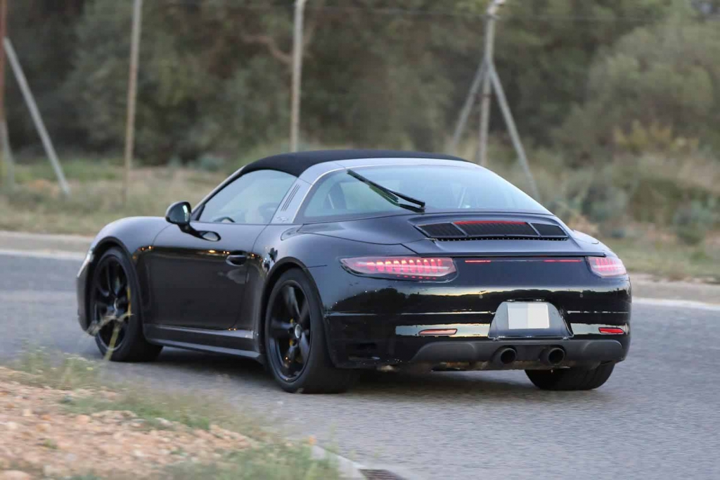 Porsche 911 Targa Facelift 2015 Spy