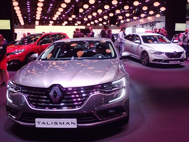 Renault unveils the Talisman at the 2015 Frankfurt Motor Show on Tuesday. Renault Samsung