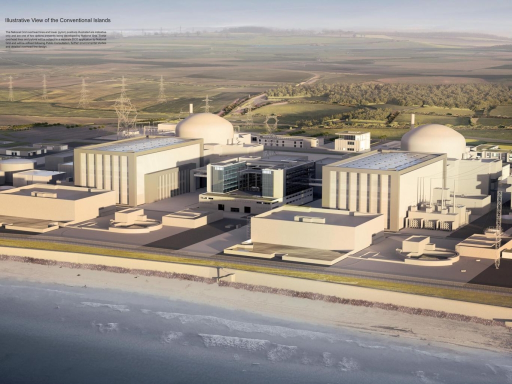 Power and the glory? An artist’s impression of Hinkley Point C which it is envisaged will start generating in 2026 and account for 7 per cent of British consumption