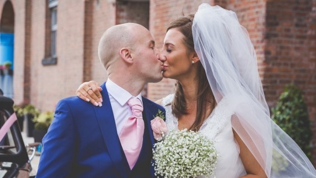 Steven and Laura Monks celebrate their dream day