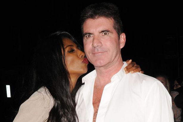 Simon Cowell and Sinitta