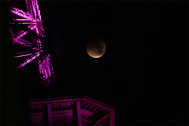 France Supermoon Eclipse