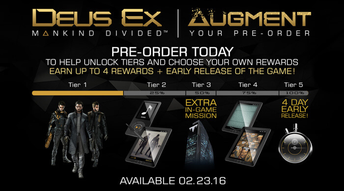 Deus Ex Pre Order Bonus