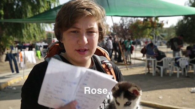 The Syrian teenager is one of 300,000 migrants who have arrived in Greece this year even making a passport for Rose