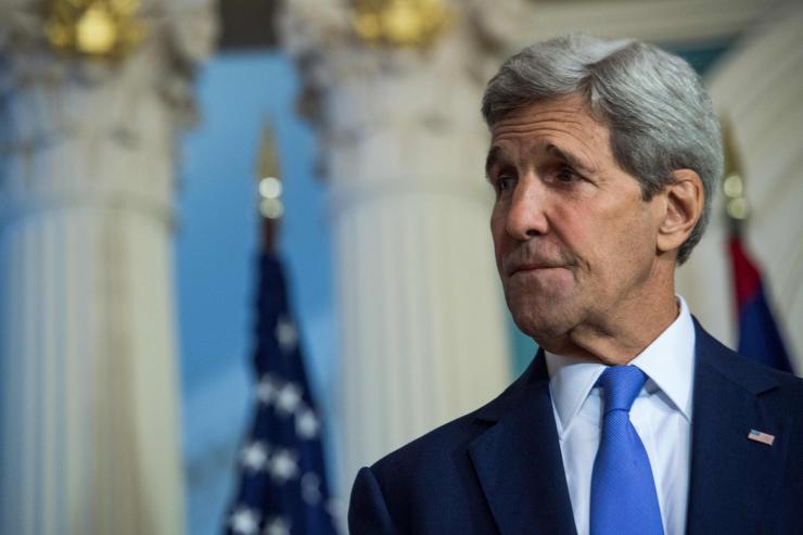 U.S. Secretary of State John Kerry With his Russian counterpart Sergey Lavrov