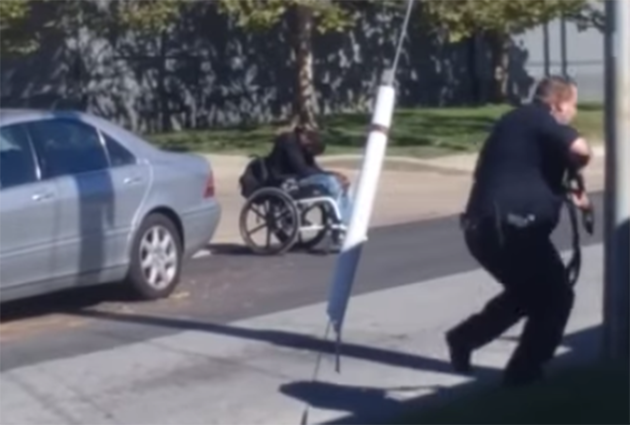 Video appears to show Delaware police fatally shoot man in a wheelchair