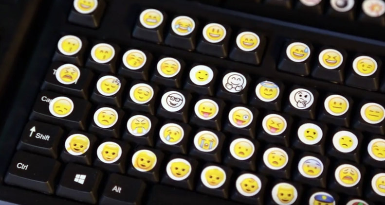 Watch: An insane emoji keyboard with over 1000 keys