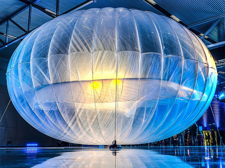 A Project Loon balloon