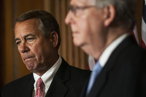 House Speaker John Boehner and Senate Majority Leader Mitch Mc Connell