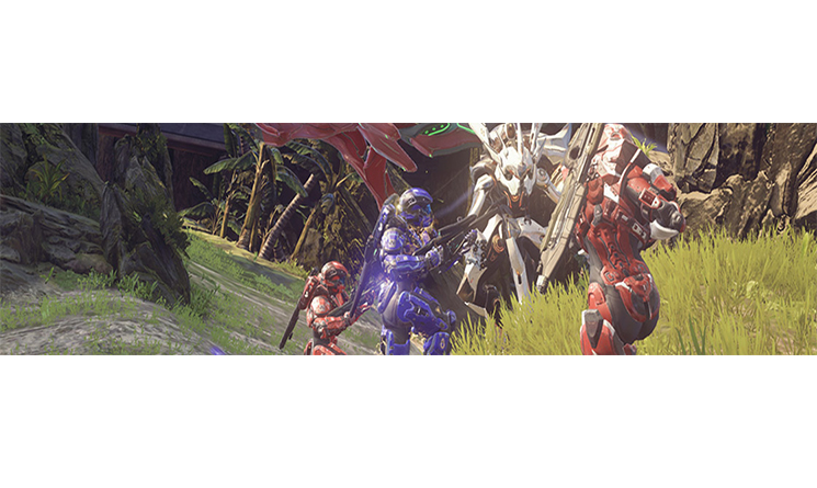 A sample of the battle between Blue and Fireteam Osiris in Halo 5 Guardians