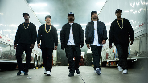 A scene from the movie Straight Outta Compton directed by F. Gary Gray