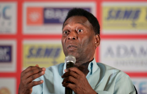 AFP  File  Dibyangshu Sarkar Brazilian former footballer Pele is on a three-day visit to the Indian city of Kolkata