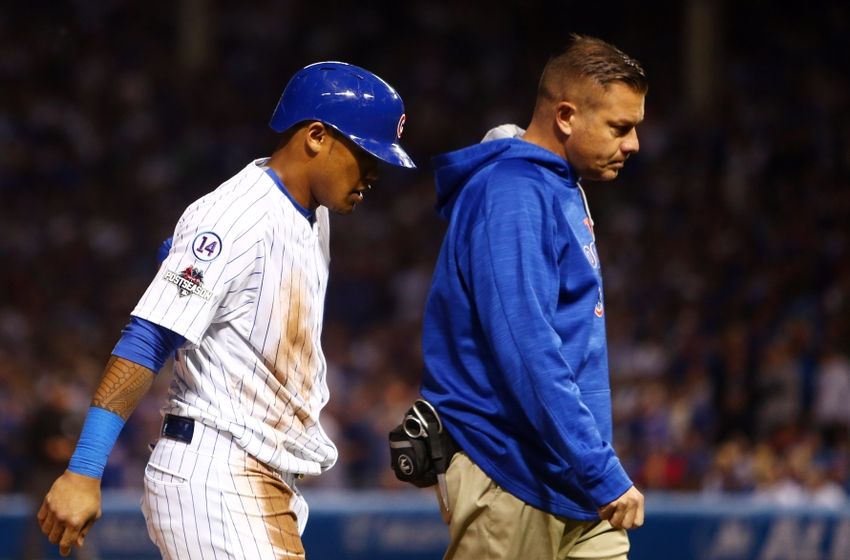 Injury Update Addison Russell out for Chicago Cubs in Game 4 with hamstring tightness