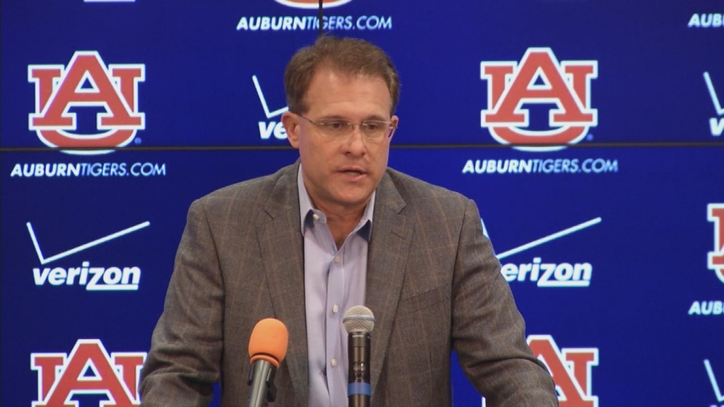 Auburn head coach Gus Malzahn discusses the upcoming game against Kentucky