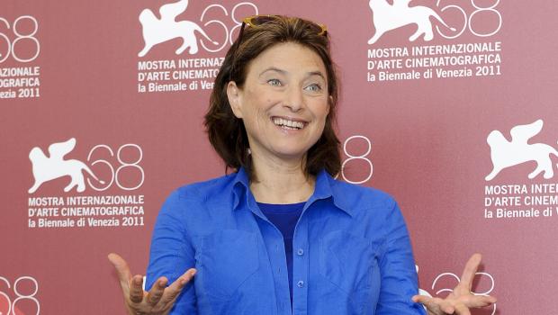 Belgian director Chantal Akerman poses at the 68th edition of the Venice Film Festival in Venice Italy on Sept. 3 2011