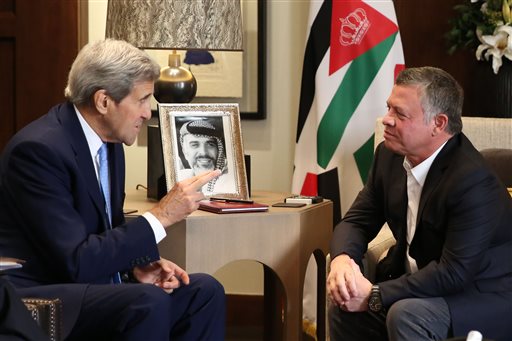 Abdullah II John Kerry