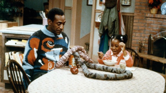 Bill Cosby and Keshia Knight Pulliam on the 'Cosby Show&#x27