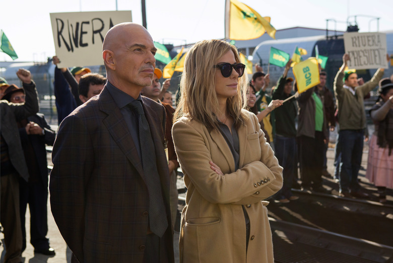 Billy Bob Thornton and Sandra Bullock portray rival political consultants in “Our Brand is Crisis.”