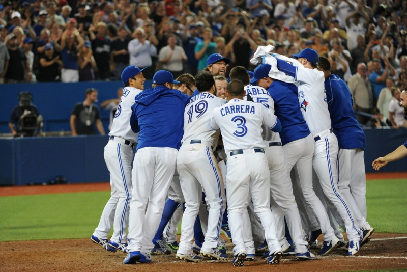 Blue Jays clinch playoff spot in unexpected fashion