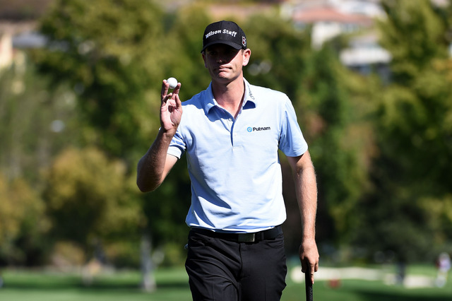 Brendan Steele mixed five birdies with three bogeys as he retained his overnight lead