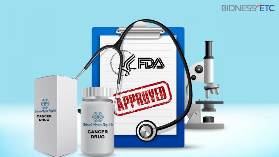 Bristol-Myers Squibb Co Surges On FDA Approval For Cancer Drug