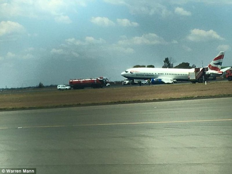 Comair flight in OR Tambo landing drama