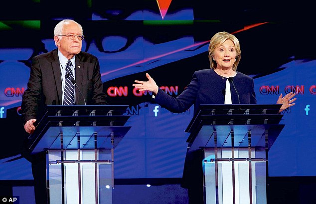 Focus groups of Democratic voters say they were most impressed with Vermont Senator Bernie Sanders and not Hillary Clinton during Tuesday night's Democratic primary debate